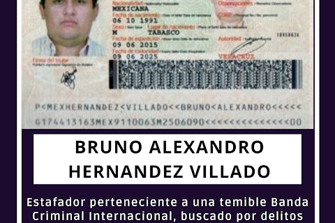 SE BUSCA BRUNO VILLADO ESTAFADOR